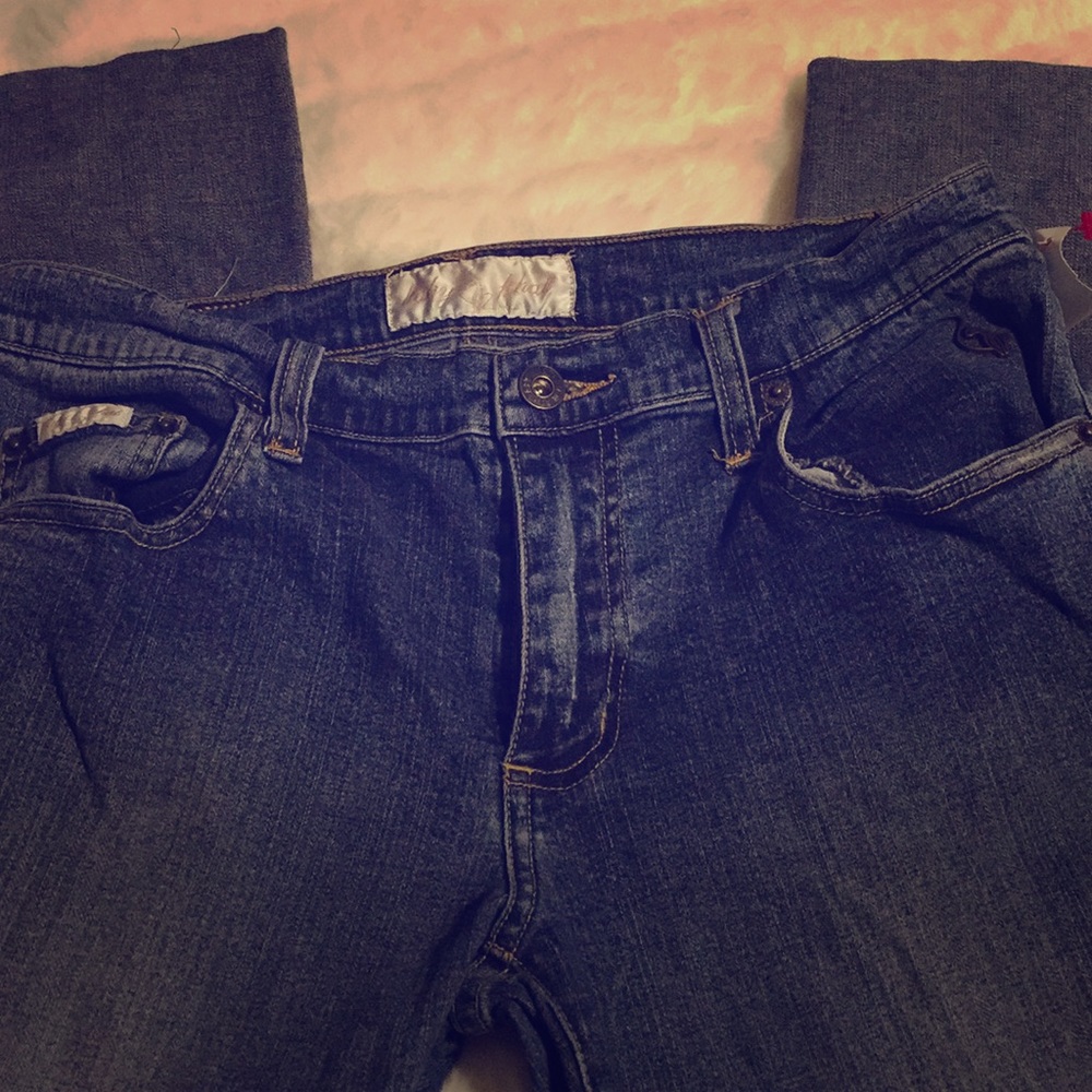 Baby Phat Denim Distressed Capris size 11